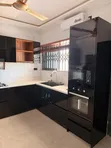 Brand New Kitchen Cabinets - Black High Gloss & Wood - 2