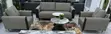 Modern Office Sofa Set (3+1+1) - Gray Leather - 1