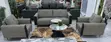 Modern Office Sofa Set (3+1+1) - Gray Leather - 2