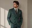 Men's Classic Suits - Green - 2