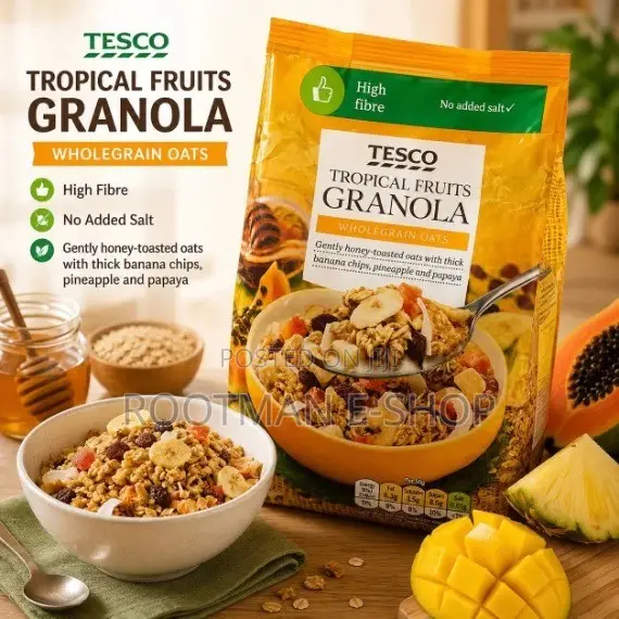 Tesco Tropical Fruits Granola - 1Kg - 1