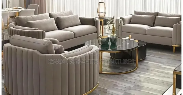 Turkish Brand New 7-Seater Sofa Set - 1