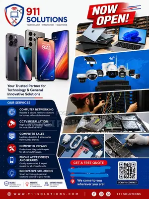 911 Solution: IT Hardware, Repairs, CCTV, Networking & Software