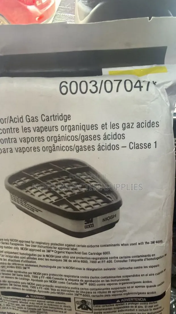 3M 6003 Cartridge for Gas and Acid - 1