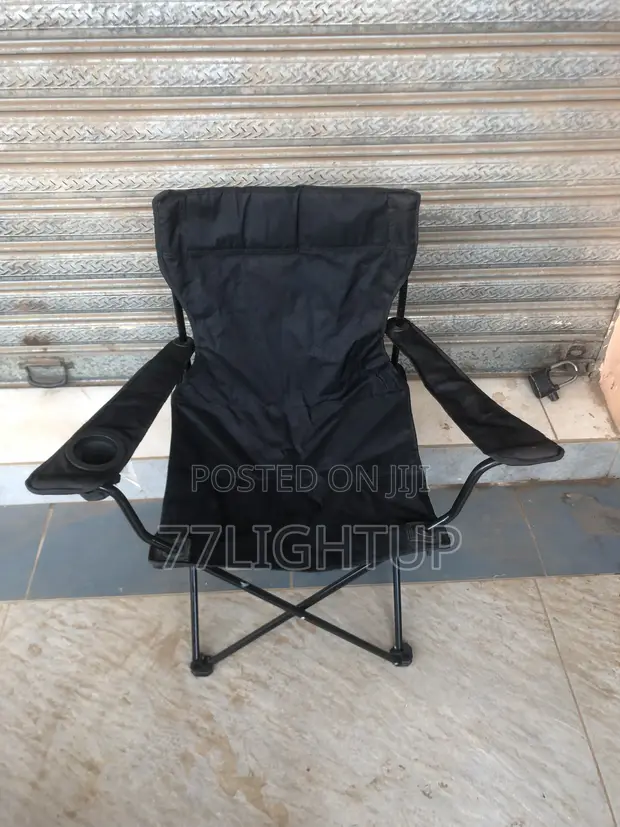 Royal Comfort Black Camp Chair - 1