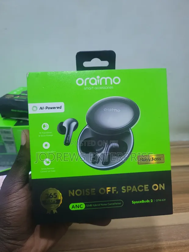 Oraimo SpaceBuds 2 AI Smart True Wireless Earbuds - 1