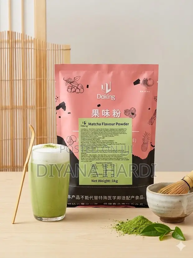 Doking Premium Matcha Flavored Powder (1kg) - 1