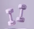 3kg Set 2pcs Women's Full Body Workout Dumbbells - 3