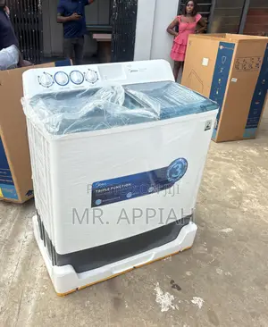 Unique Midea 18kg Twin Tub Washing Machine (Spin Dry)