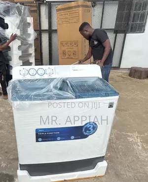 Brand New Midea 18kg Semi-Automatic Washing Machine (White)