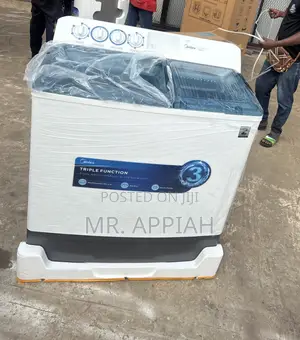 Brand New Midea 18kg Semi-Automatic Washing Machine (White)