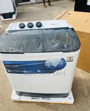 Midea 7kg Semi-Automatic Washing Machine (White)