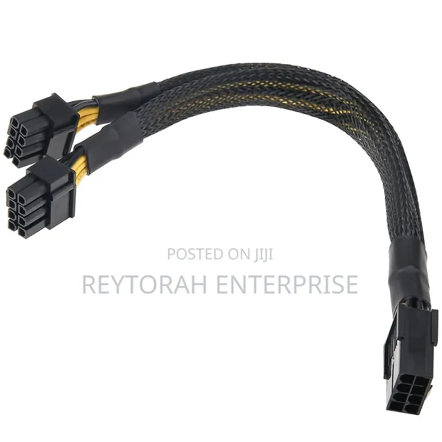 PCIE 8-Pin Female to Dual 8-Pin Male Cable - 1