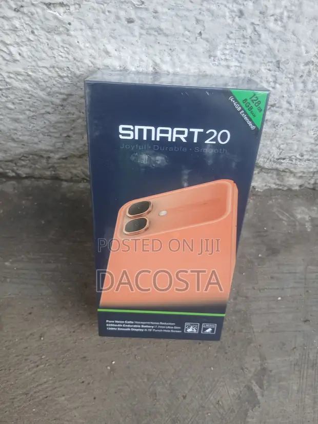 New Infinix Smart 20 128GB Black - 1