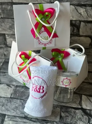 Customised Leather Mug and Face Towel Set