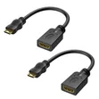Mini HDMI to Female HDMI Adapter - 1