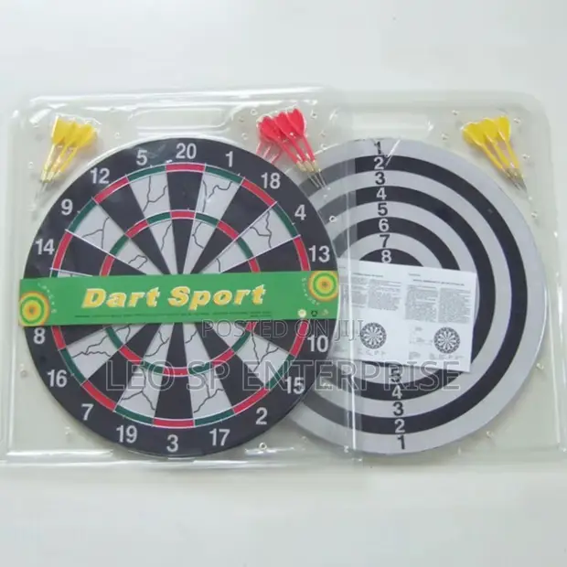 17-Inch Dart Board (Front & Back) - 1