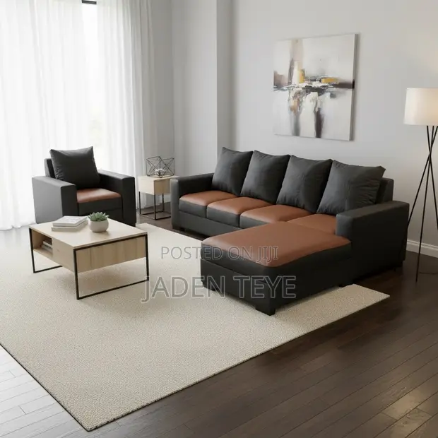 Brand New Luxury L-Shaped Sofa - 1