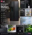 LG 635L Side by Side Fridge - Matte Black - 2