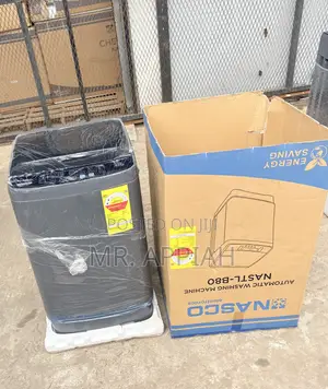 Unique Nasco 8kg Top Load Washing Machine (NASTL-B80) - Gray
