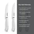 Cuisinart Classic Stainless Steel 4-Piece Steak Knife Set - 5