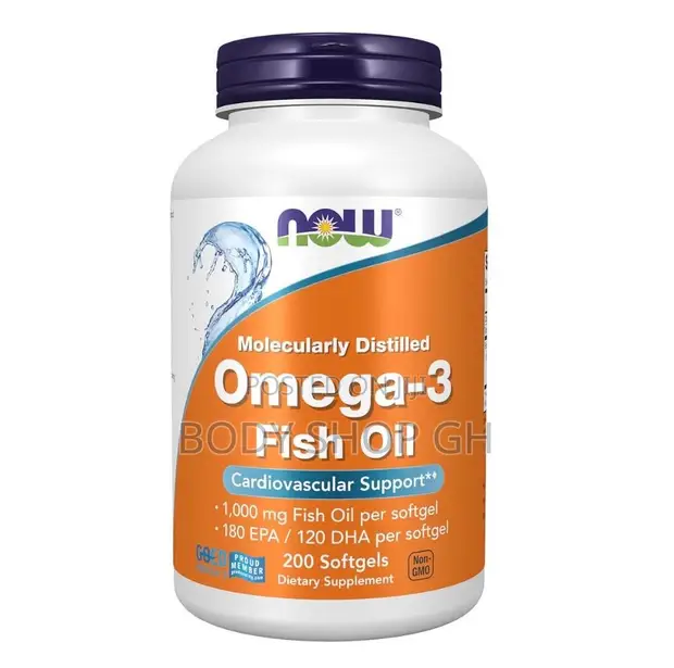 Now Foods Omega-3 Fish Oil, 1000mg, Cardiovascular Support - 1