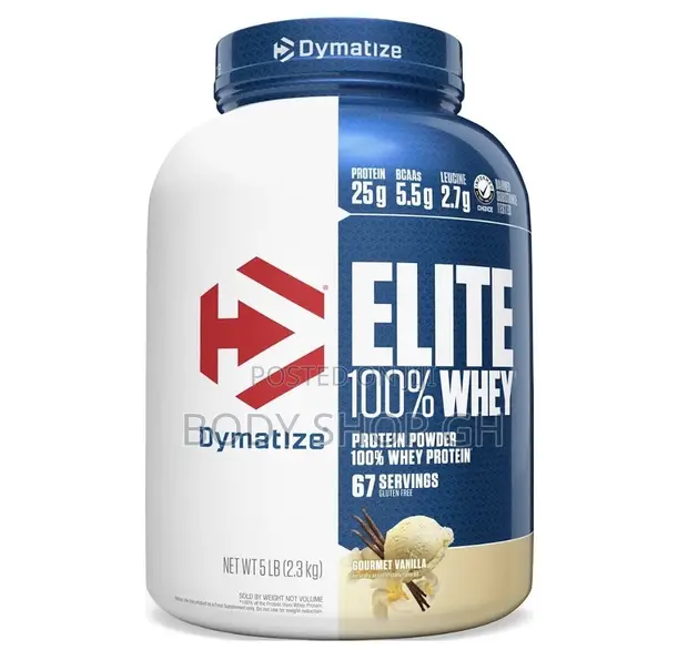 Dymatize Elite 100% Whey Protein, Vanilla, 67 Servings - 1