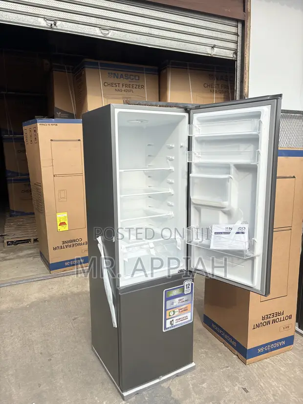 Super Classic Nasco Bottom Mount Freezer Fridge (170L) - 1