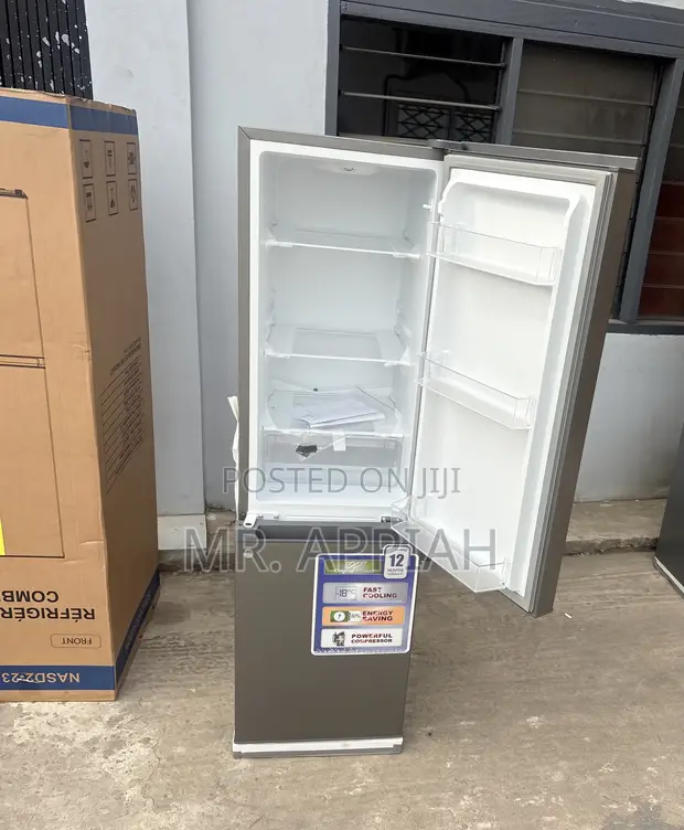 Nasco NASD2-23SK Double Door Refrigerator (170L) - 1