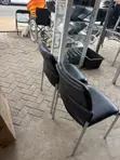Office Chairs (2) - Black Leather - 1