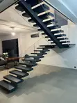 Custom Wood Floating Stairs by Afel Prime Gh - 2