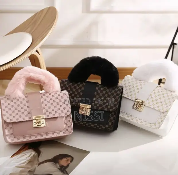 Fluffy Handle Mini Bag - 1