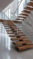 Custom Wooden Staircase Design & Installation - 1