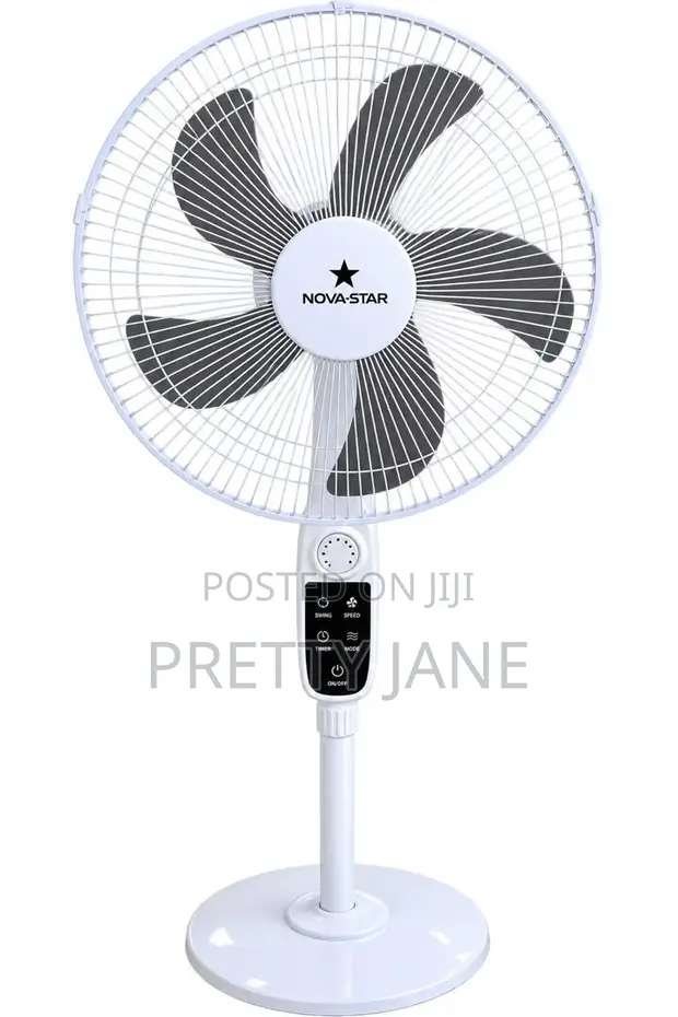 18-inch Solar Fan with Lights and Remote - 1