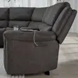 Fabric Power Reclining Sectional Sofa - 4