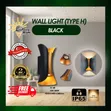 E-Commerce H Wall Light - Warm Color LED - 1