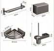 Modern Bathroom Accessories Set - 3