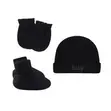 Newborn Hat, Mittens & Socks Set - 100% Cotton - 1