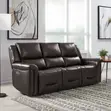 Alba Leather Power Reclining Sofa with Power Headrests - 2