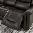 Alba Leather Power Reclining Sofa with Power Headrests - 3