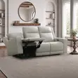Wren Leather Power Reclining Sofa - 3