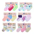 3pcs Unisex Baby Socks 0-12 Months - 1