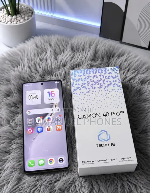 New Tecno Camon 40 Pro 5G 256GB Blue - 1