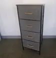 4-Drawer Fabric Storage Cabinet | Modern Slim Dresser Organizer - 1