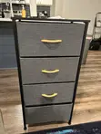 4-Drawer Fabric Storage Cabinet | Modern Slim Dresser Organizer - 2