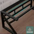 Ergonomic Gaming Desk with Carbon Fiber Finish - 3