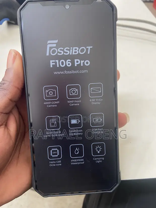 New Fossibot F106 Pro 256GB Black - 1