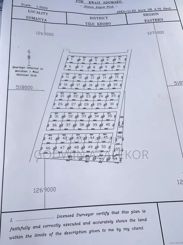Land for Sale in Somanya, DVLA Area - 1