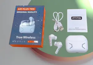 Air Plus TWS BT-A5 Bluetooth Earbuds - White