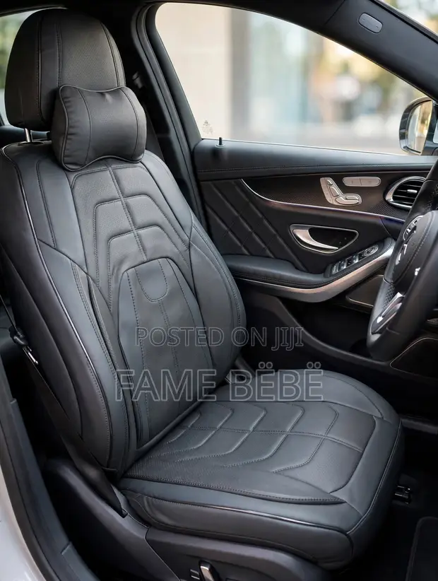 Premium All-Black Leather Seat Covers - 1